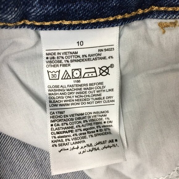 NEW Old Navy Rockstar Super Skinny Jeans High Rise Stretch size 10 length 29" - Picture 7 of 8